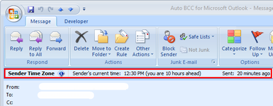 problems with outlook for mac on time zone
